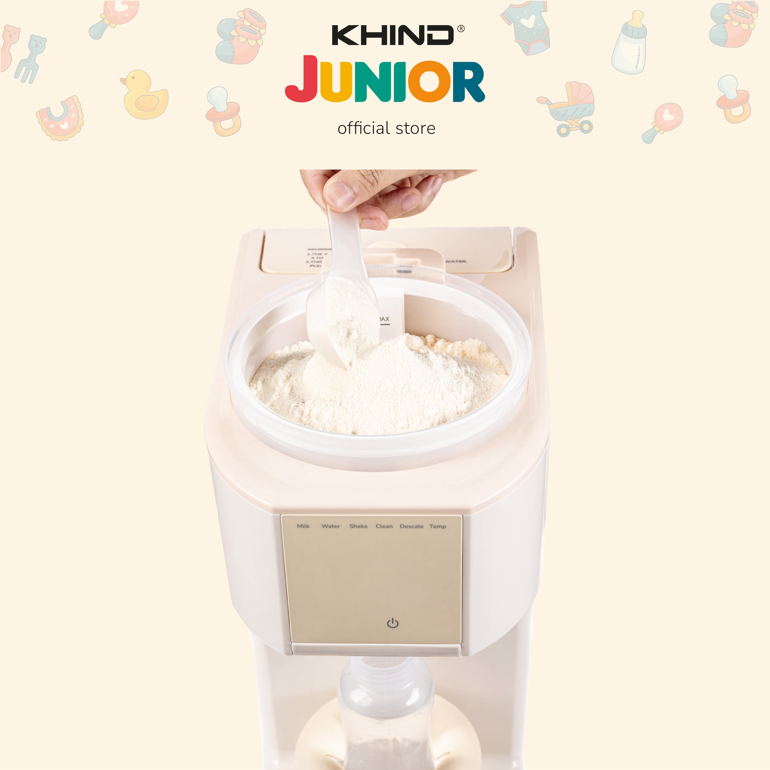 KHIND Junior Baby Formula Milk Maker BFM20｜Pembuat Susu Formula Bayi | Best Value Baby Pack