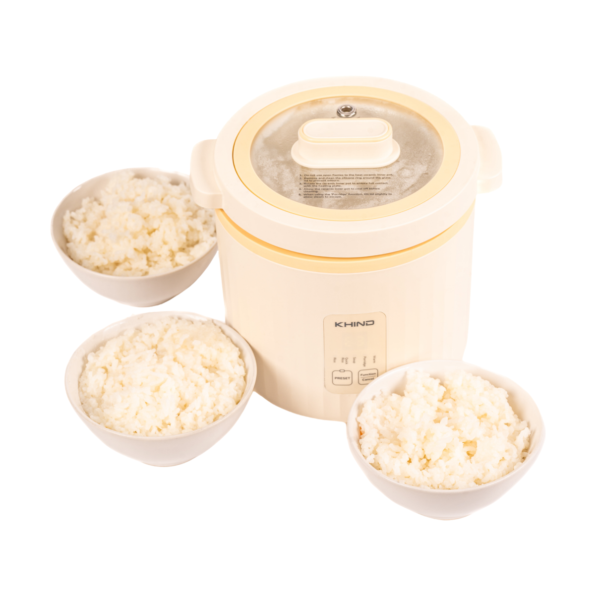 Ceramic Rice Cooker – KHIND JUNIOR | KLIQUE COMMERCE SDN. BHD. (811092-W)
